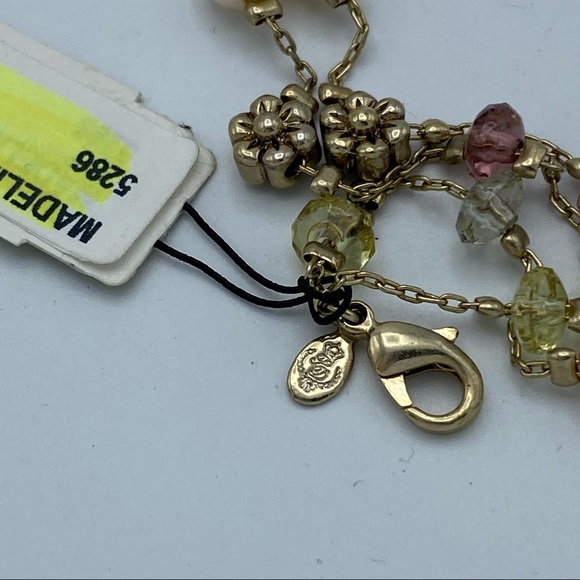 Premier Designs Madeline Flower Pink Crystal Gld P - Picture 9 of 9